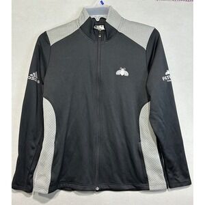 Adidas Patrón Tequila Track Jacket Womens Size XL Full Zip Black Gray Collab NWT